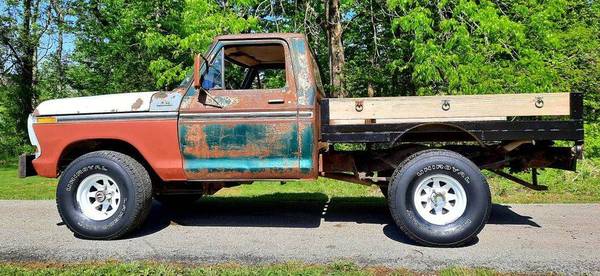 1978 Ford F150 short bed 4x4! Tilt flatbed 351M Work horse! - cars for sale in Other, IN