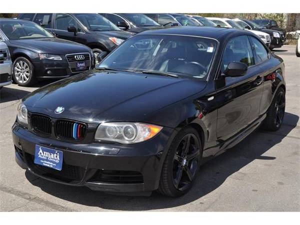 2011 BMW 1 Series coupe 135i 2dr Coupe (BLACK) for sale in Hooksett, MA – photo 3