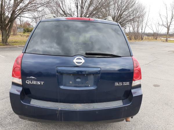 2005 NISSAN QUEST VAN 3.5 SE - cars & trucks - by owner - vehicle... for sale in Owasso, OK – photo 4