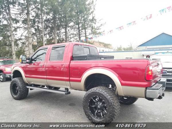 2014 Ford F-350 Crew Cab Lariat 4X4 LIFTED! LOW MILES! - cars & for sale in Finksburg, District Of Columbia – photo 5