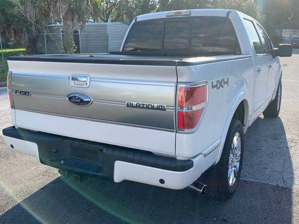 2011 Ford F-150 F150 F 150 Platinum 4x4 4dr SuperCrew Styleside 5.5... for sale in TAMPA, FL – photo 3
