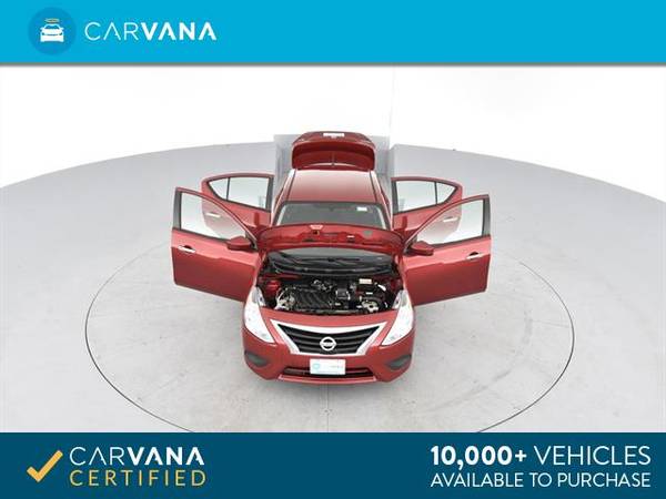2017 Nissan Versa SV Sedan 4D sedan Red - FINANCE ONLINE for sale in Cary, NC – photo 12