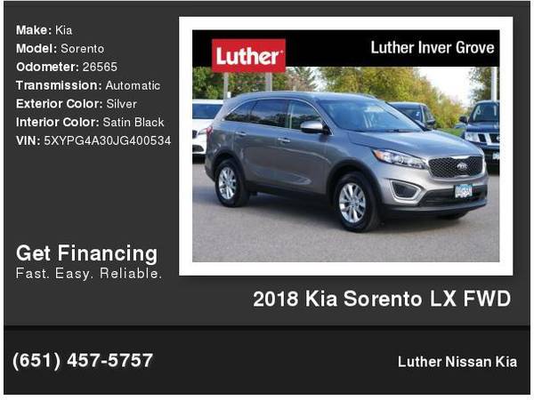 2018 Kia Sorento LX FWD for sale in Inver Grove Heights, MN
