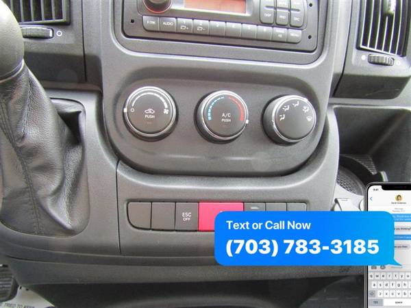 2014 RAM PROMASTER CARGO VAN ~ WE FINANCE BAD CREDIT - cars & trucks... for sale in Stafford, District Of Columbia – photo 17
