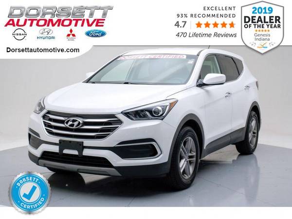 2018 Hyundai Santa Fe Sport hatchback Pearl White - cars & trucks -... for sale in Terre Haute, IN – photo 5