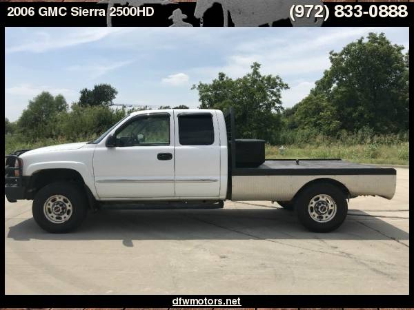 2006 GMC Sierra 2500HD 4WD SLE1 Ext Cab 143.5" WB for sale in Lewisville, TX – photo 2