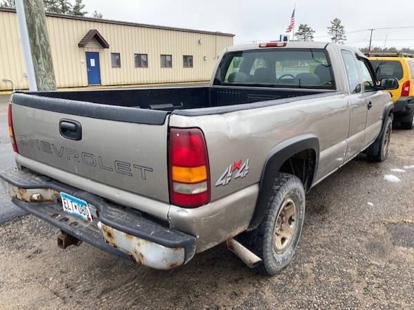 2000 Chevy 2500 HD super cab long box 4 x 4 - - by for sale in Bemidji, MN – photo 5