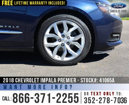 18 Chevrolet Impala Premier Onstar, Remote Start, Camera for sale in Alachua, FL – photo 8
