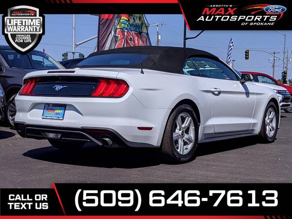 $405/mo - 2019 Ford Mustang ECOBOOST CONVERTIBLE - LIFETIME... for sale in Spokane, ID – photo 5