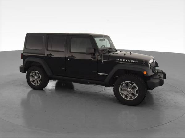2013 Jeep Wrangler Unlimited Rubicon Sport Utility 4D suv Black for sale in Point Edward, MI – photo 14