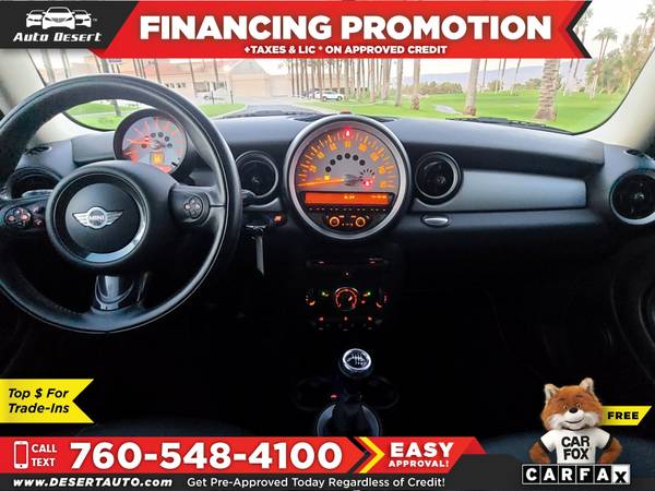 2012 Mini *Cooper* *Hardtop* Only $127/mo! Easy Financing! - cars &... for sale in Palm Desert , CA – photo 3