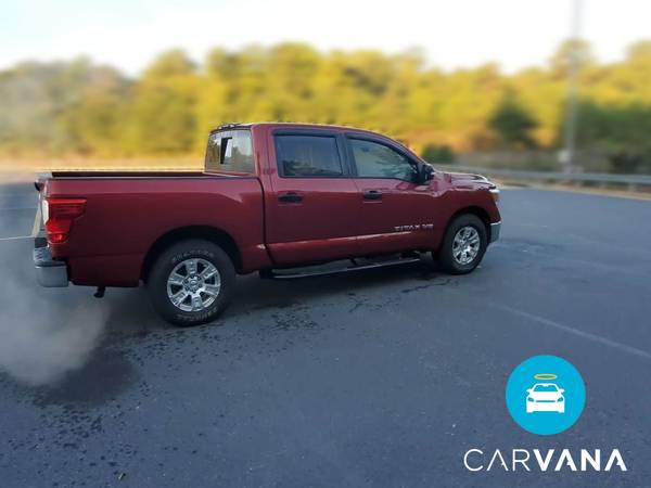 2019 Nissan Titan Crew Cab SV Pickup 4D 5 1/2 ft pickup Red -... for sale in Charlotte, NC – photo 11