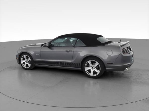 2014 Ford Mustang GT Premium Convertible 2D Convertible Gray -... for sale in Oak Park, IL – photo 6
