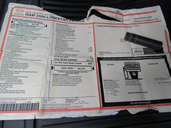 2007 DODGE RAM 2500 QUAD CAB 4X4 5.9L HO CUMMINS DIESEL LIFTED TUNER for sale in JOPLIN MO, AR – photo 22