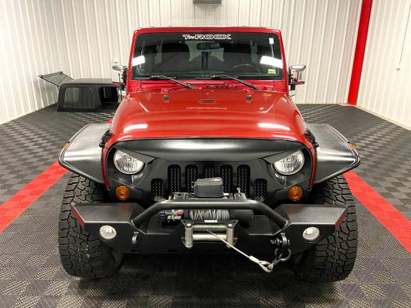 2011 Jeep Wrangler Unlimited Custom Lifted Sport 4x4 suv Maroon for sale in Branson West, AR – photo 12