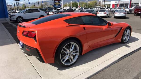 2019 Chevy Chevrolet Corvette 1LT Convertible Orange for sale in Reno, NV – photo 5