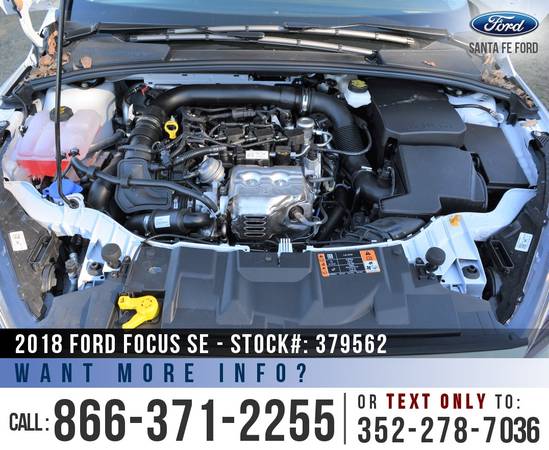 2018 FORD FOCUS SE *** Tinted, Backup Camera, SYNC *** for sale in Alachua, FL – photo 20