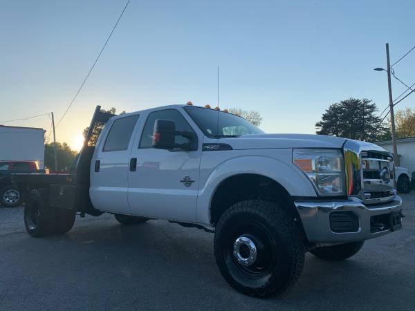 2015 Ford F-350 Crew Cab DRW Flatbed 4x4 - 6 7L Diesel - One Owner for sale in STOKESDALE, NC – photo 2