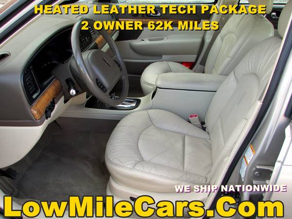 low miles 2001 Lincoln continental sedan 61k - cars & trucks - by... for sale in Willowbrook, IL – photo 11
