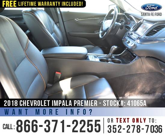 2018 Chevrolet Impala Premier Remote Start - SiriusXM - cars for sale in Alachua, FL – photo 19