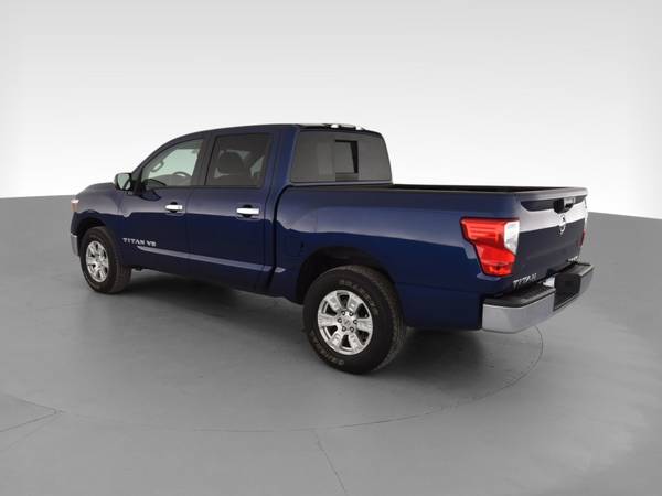 2019 Nissan Titan Crew Cab SV Pickup 4D 5 1/2 ft pickup Blue -... for sale in Arlington, District Of Columbia – photo 7
