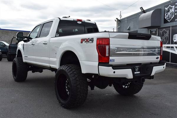 2020 LIFTED FORD PLATINUM F350 DIESEL FULLY LOADED ON 40 S - cars & for sale in GRESHAM, WA – photo 4