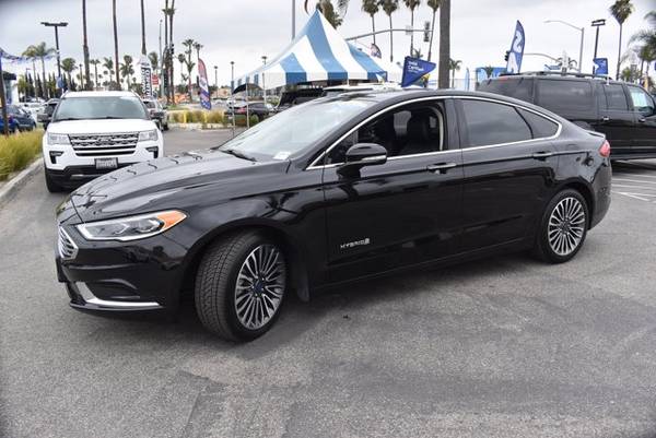 2018 Ford Fusion Hybrid SE sedan SHADOW BLACK - - by for sale in Oxnard, CA – photo 3