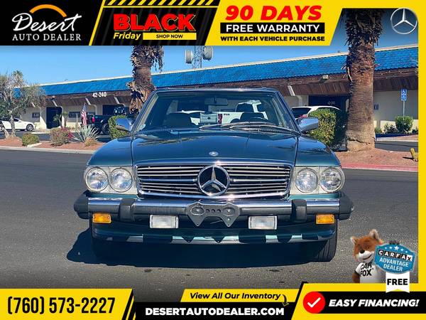 1989 Mercedes-Benz 560 Series 89,000 miles 560SL Convertible at... for sale in Palm Desert , CA – photo 7