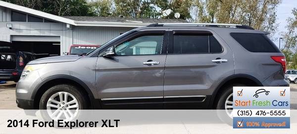 4WD 2014 FORD EXPLORER XLT 3RD ROW - - by dealer for sale in Syracuse, NY – photo 2
