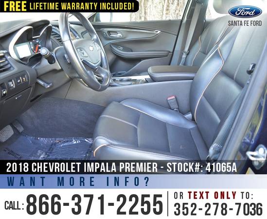 2018 Chevrolet Impala Premier Remote Start - SiriusXM - cars for sale in Alachua, FL – photo 13