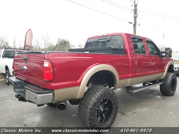 2014 Ford F-350 Crew Cab Lariat 4X4 LIFTED! LOW MILES! - cars & for sale in Finksburg, NJ – photo 9