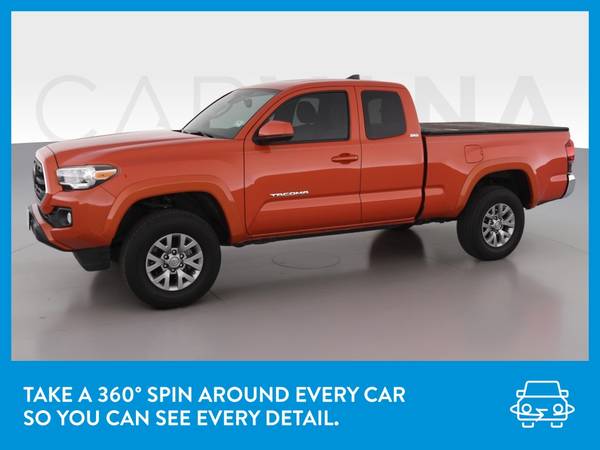 2018 Toyota Tacoma Access Cab SR Pickup 4D 5 ft pickup Orange for sale in Madison, WI – photo 3