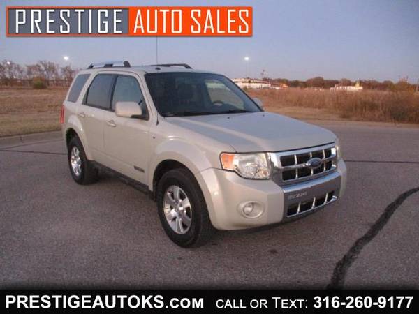 2008 Ford Escape Limited 4WD - cars & trucks - by dealer - vehicle... for sale in Wichita, KS