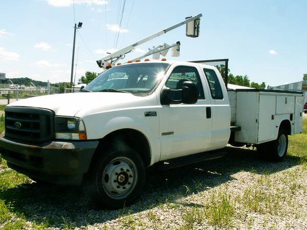 2003 F450 4x4 Super Cab Dually Diesel Utility bed Super Duty Ford -... for sale in Memphis, KY