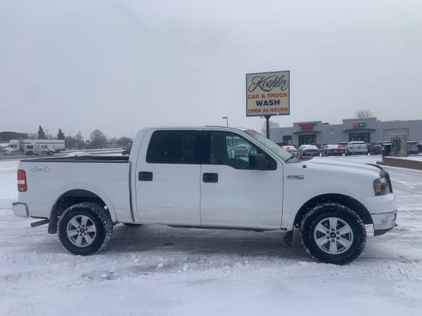 Ford F-150 Lariat 4X4Leather Sunroof heated seats White on Black for sale in Osseo, MN – photo 4
