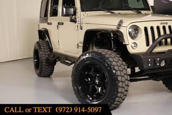 2018 Jeep Wrangler JK Unlimited Sport - RAM, FORD, CHEVY, DIESEL,... for sale in Addison, TX – photo 3