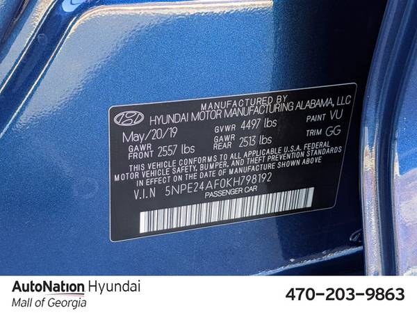 2019 Hyundai Sonata SE SKU:KH798192 Sedan - cars & trucks - by... for sale in Buford, GA – photo 23