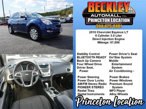 2010 Chevrolet Equinox SUV LT - Blue for sale in Beckley, WV – photo 4