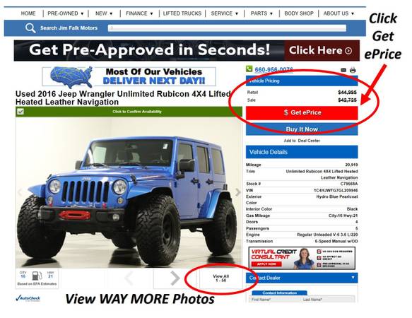 *PUSH START - REMOTE START* White 2016 Jeep Cherokee Latitude SUV -... for sale in Clinton, AR – photo 3