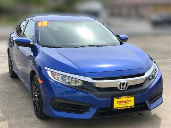 2018 Honda Civic LX - - by dealer - vehicle automotive for sale in Bellingham, WA – photo 2