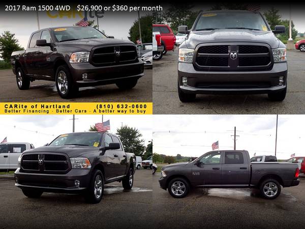 2018 Ram 1500 4WD FOR ONLY $402/mo! - cars & trucks - by dealer -... for sale in Howell, MI – photo 19