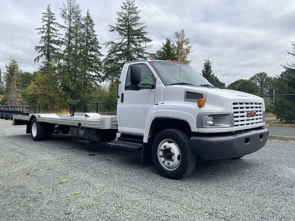 2005 GMC C5500 Kodiak cab & chassis farm work truck 24 flatbed! for sale in Other, OR – photo 6
