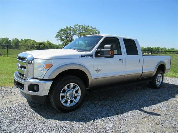 2011 FORD F350 SUPER DUTY LARIAT, White APPLY ONLINE for sale in Summerfield, TN – photo 16