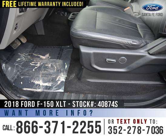2018 FORD F-150 XLT 4X4 Leather, Backup Camera, F150 4WD for sale in Alachua, FL – photo 12