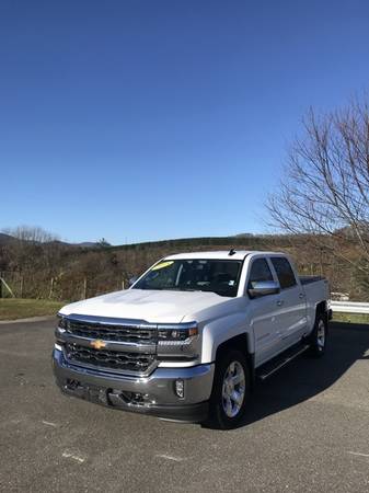 2018 Chevy Chevrolet Silverado 1500 LTZ pickup White - cars & trucks... for sale in Boone, NC – photo 3