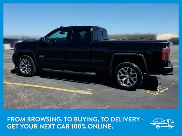 2018 GMC Sierra 1500 Double Cab SLT Pickup 4D 6 1/2 ft pickup Black for sale in Champaign, IL – photo 5