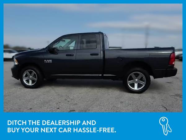 2017 Ram 1500 Quad Cab Express Pickup 4D 6 1/3 ft pickup Gray for sale in Harrison Township, MI – photo 4