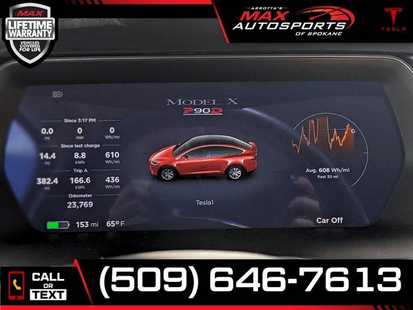 $932/mo - 2016 Tesla Model X P90D AWD - LIFETIME WARRANTY! - cars &... for sale in Spokane, WA – photo 10