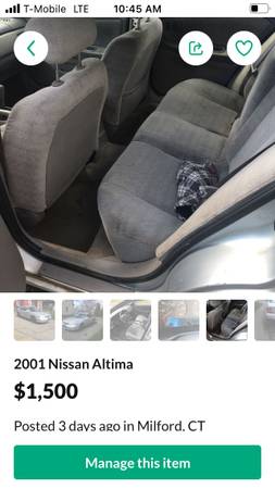 2001 Nissan Altima for sale in Milford, CT – photo 5