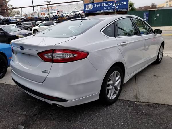 2015 *Ford* *Fusion* *4dr Sedan SE FWD* Oxford White for sale in Brooklyn, NY – photo 5